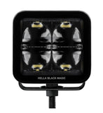 Hella Universal Black Magic 3.2in L.E.D. Cube Kit - Flood Beam (Long Range) - 358176821