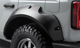 Bushwacker 2021+ Ford Bronco 4-Door Pocket Style Flares 4pc - Black - 20960-02