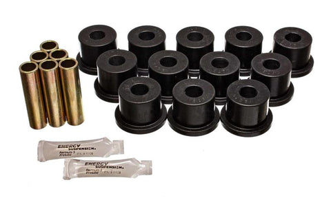 Energy Suspension GM Rear Spring & Shackle - Black - 3.2120G