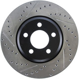 StopTech 05-13 Chrysler300/300C / 09-12 Dodge Challenger Front Right Drilled & Slotted Rotor - 127.63059R