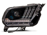 Raxiom 10-12 Ford Mustang LED Projector Headlights SEQL Turn Signals- Blk Housing (Clear Lens) - 426685