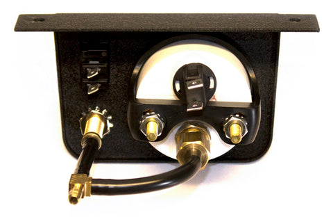 Air Lift Single Needle Gauge W/ 2in Lighted Panel - 100 PSI - 26156