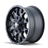 Mayhem 8015 Warrior 17x9 / 5x114.3 BP / -12mm Offset / 87mm Hub Matte Black Wheel - 8015-7956MB