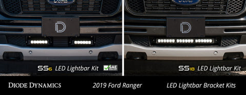 Diode Dynamics 19-21 Ford Ranger SS18 Bracket Kit - DD6596P
