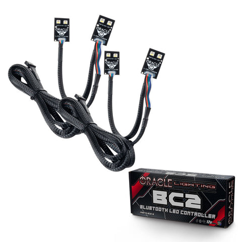 Oracle 2021 Ford Bronco Sport RGB+W Headlight DRL + Halo - ColorSHIFT w/ BC1 Controller - 1454-335