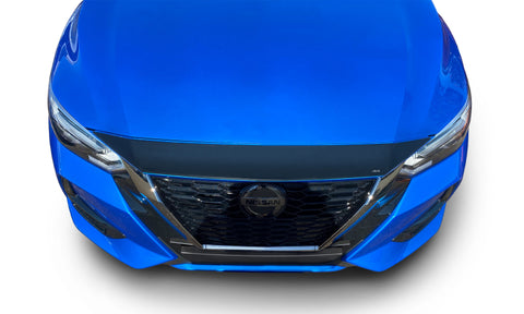 AVS 20-22 Nissan Sentra Aeroskin Low Profile Acrylic Hood Shield - Smoke - 320082