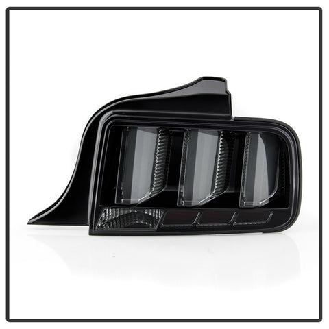 Spyder 05-09 Ford Mustang (White Light Bar) LED Tail Lights - Smoke ALT-YD-FM05V3-LED-SM - 5086709