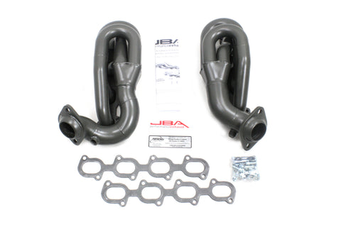 JBA 07-14 Ford GT500 5.4/5.8L 4V 1-5/8in Primary Ti Ctd Cat4Ward Header - 1695SJT