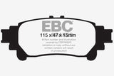 EBC 13+ Lexus GS350 3.5 RWD Ultimax2 Rear Brake Pads - UD1391