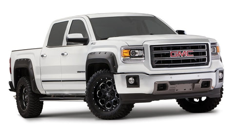 Bushwacker 14-15 GMC Sierra 1500 Pocket Style Flares 4pc - Black - 40960-02