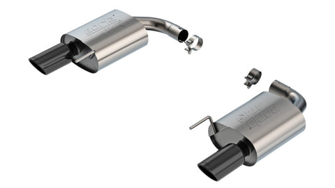 Borla 2024 Ford Mustang GT 5.0L V8 w/o Active Exhaust ATAK Axle-Back Exhaust System - Black Chrome - 11984BC