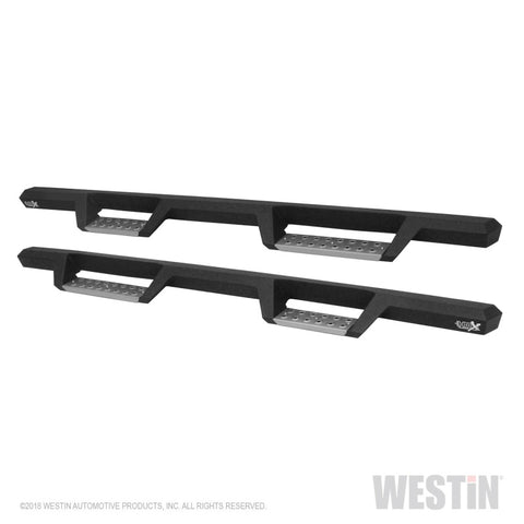 Westin 05-20 Toyota Tacoma Double Cab HDX Stainless Drop Nerf Step Bars - Textured Black - 56-127752