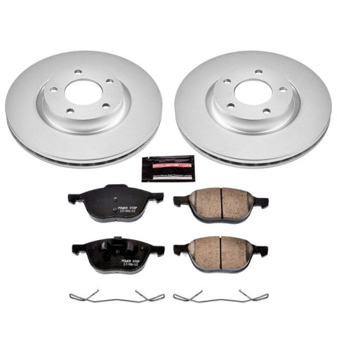 Power Stop 04-13 Mazda 3 Front Z17 Evolution Geomet Coated Brake Kit - CRK125