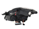 ANZO 2008-2009 Nissan Altima (2 Door ONLY) Projector Headlights w/ Halo Black (CCFL) - 121395