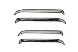 AVS 85-90 Buick Electra Ventshade Front & Rear Window Deflectors 4pc - Stainless - 14122