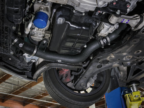 aFe 19-22 Hyundai Veloster N L4 2.0L (t) BladeRunner Aluminum Hot & Cold Charge Pipe Kit - Black - 46-20644-B