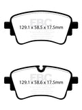 EBC 2020+ Audi A4 B9 2.0T Redstuff Rear Brake Pads - DP32435C
