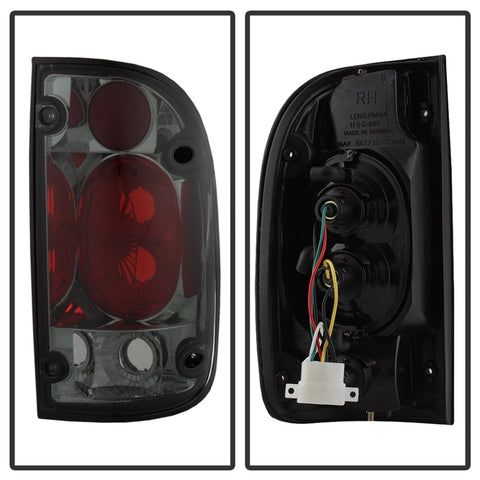 Spyder Toyota Tacoma 95-00 Euro Style Tail Lights Smoke ALT-YD-TT95-SM - 5033765