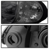 xTune Honda Del Sol 93-97 1Pc Crystal Headlights Smoke HD-ON-HDEL93-1P-SM - 5013439