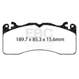 EBC Racing 2015+ Ford Mustang (6th Gen) RP-1 Race Front Brake Pads - DP83040RP1