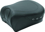 Mustang 97-07 Harley Rd King, 06-07 Str Glide, 00-05 Eagle Tour 1PC Seat w/Blk Pearl Studs - Black - 75466