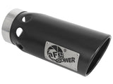 aFe Large Bore-HD 4in 409SS DPF-Back Exhaust System w/Black Tip 20 GM Diesel Trucks V8-6.6L (td) L5P - 49-44126-B