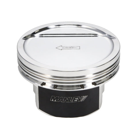 Manley Small Block Chevy LS Series 4.130in Bore 1.115in CD -18cc Dish Platinum Series Pistons - 596305C-8
