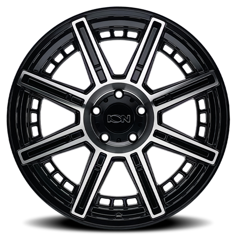 ION Type 149 20x10 / 8x165.1 BP / -24mm Offset / 125.2mm Hub Black/Machined Wheel - 149-2181B