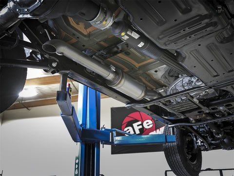 aFe Rock Duster 3in 409 SS Cat-Back Turn-Down Exhaust 2018+ Jeep Wrangler (JL) V6 3.6L - 49-48068