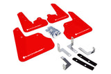 Rally Armor 12-16 Subaru Impreza Red UR Mud Flap w/ White Logo - MF22-UR-RD/WH