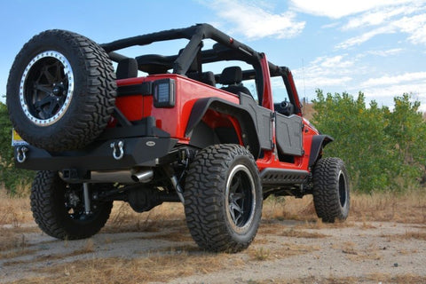 DV8 Offroad 07-18 Jeep Wrangler JK Front & Rear Slim Fenders - FENDB-06