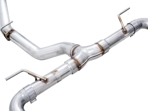 AWE Tuning Subaru BRZ/ Toyota GR86/ Toyota 86 Track Edition Cat-Back Exhaust- Chrome Silver Tips - 3020-32279