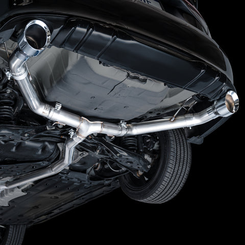 AWE Tuning 22+ Honda Civic Si/Acura Integra Track Edition Catback Exhaust - Dual Chrome Silver Tips - 3020-32331