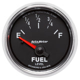 AutoMeter Gauge Fuel Level 2-1/16in. 240 Ohm(e) to 33 Ohm(f) Elec Gs - 3816