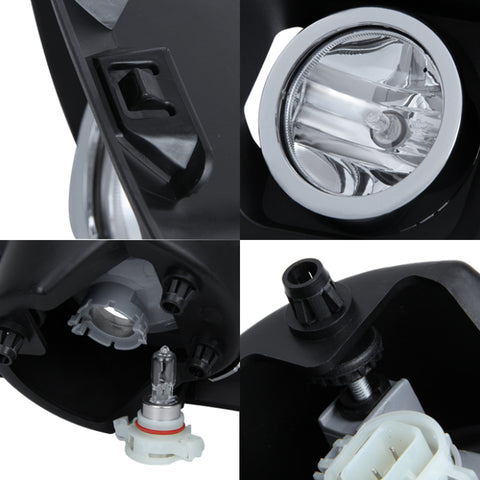 Spyder GMC Sierra 1500 2014+ OEM Fog Light without switch Clear FL-GS2014-C - 5080295