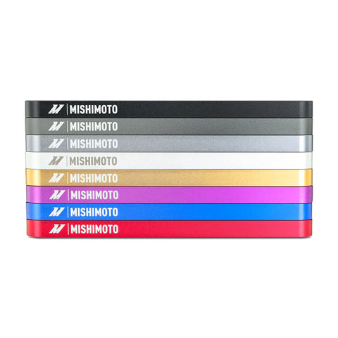 Mishimoto Universal Carbon Fiber Intercooler - Matte Tanks - 525mm Black Core - S-Flow - BK V-Band - MMINT-UCF-M5B-S-BK