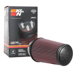 K&N Universal Rubber Filter 4inch FLG / 6inch OD-B / 4-5/8inch OD-T / 9inch H - RE-0870