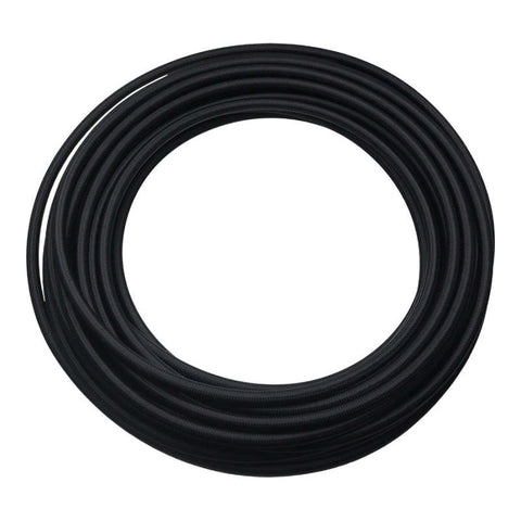 DeatschWerks 6AN Black Nylon Braided PTFE Hose - 50ft - 6-02-0864-50