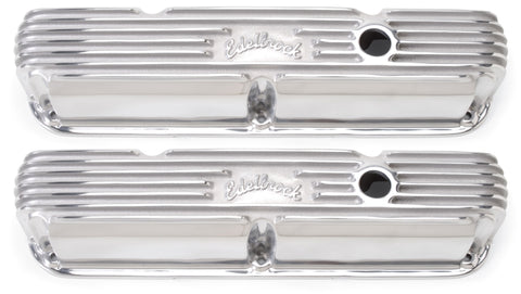 Edelbrock Valve Cover Classic Series Chrysler La 318-340-360 CI V8 Polshed - 4176