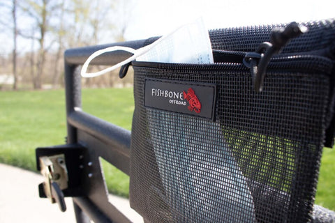 Fishbone Offroad 2018+ Jeep Wrangler JL 2 Door Tube Door Storage Bag - FB55272