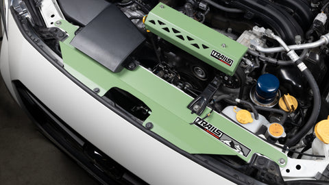 GrimmSpeed 2018+ Subaru Crosstrek TRAILS Radiator Shroud - Green - TBG114031.3