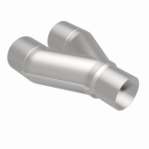 MagnaFlow Universal Trans Y-Pipe All SS 4inch (Dual) 3.5inch (Single) x 13inch (Overall) - 10800