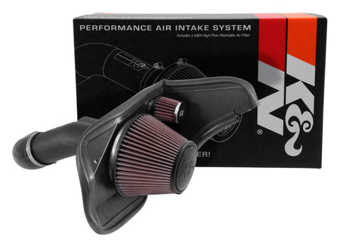 K&amp;N 13-15 Cadillac ATS V6-3.6L F/I Aircharger Performance Intake - 63-3084