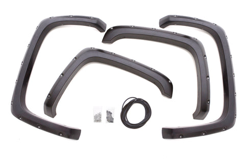 Lund 15-17 Ford F-150 RX-Rivet Style Textured Elite Series Fender Flares - Black (4 Pc.) - RX119T