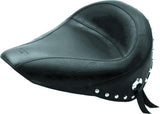 Mustang 84-06 Harley Standard Rear Tire Standard Touring Solo Seat w/Studs - Black - 75084