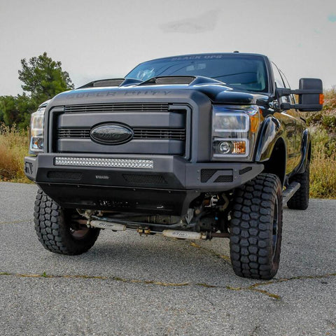 Westin 2011-2016 Ford F-250/350/450/550 Super Duty Pro-Mod Front Bumper - Textured Black - 58-41205