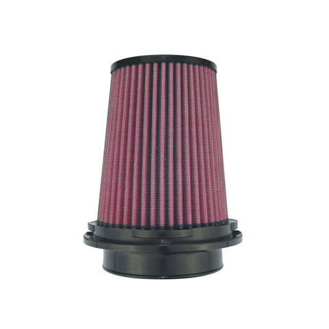 Injen 8-Layer Oiled Cotton Gauze Air Filter 4.0in ID/ 6.0in Base / 6.3in Height / 4in Top - X-1112-BR