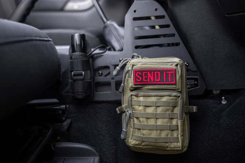 DV8 07-18 Jeep Wrangler JK Center Console Molle Panels & Device Bridge - CCJK-01