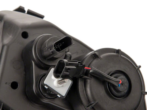 Raxiom 10-12 Ford Mustang LED Projector Headlights SEQL Turn Signals- Blk Housing (Clear Lens) - 426685