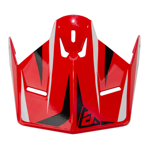Answer 26 AR1 Mototown Glossy Visor Youth - Red/White/Black - 475292